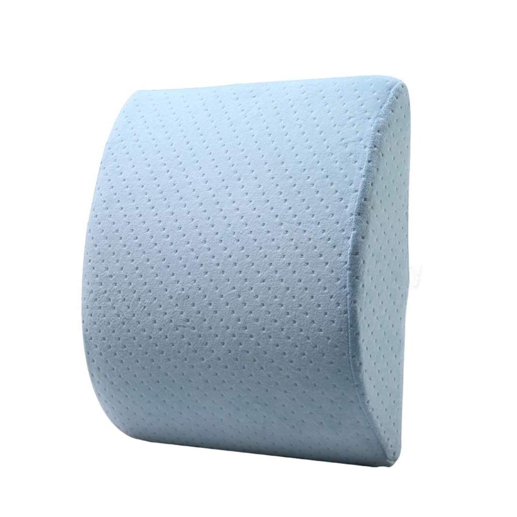 Support lombaire mousse mémoire pour soulager le dos avec coussin de siège ergonomique noir
