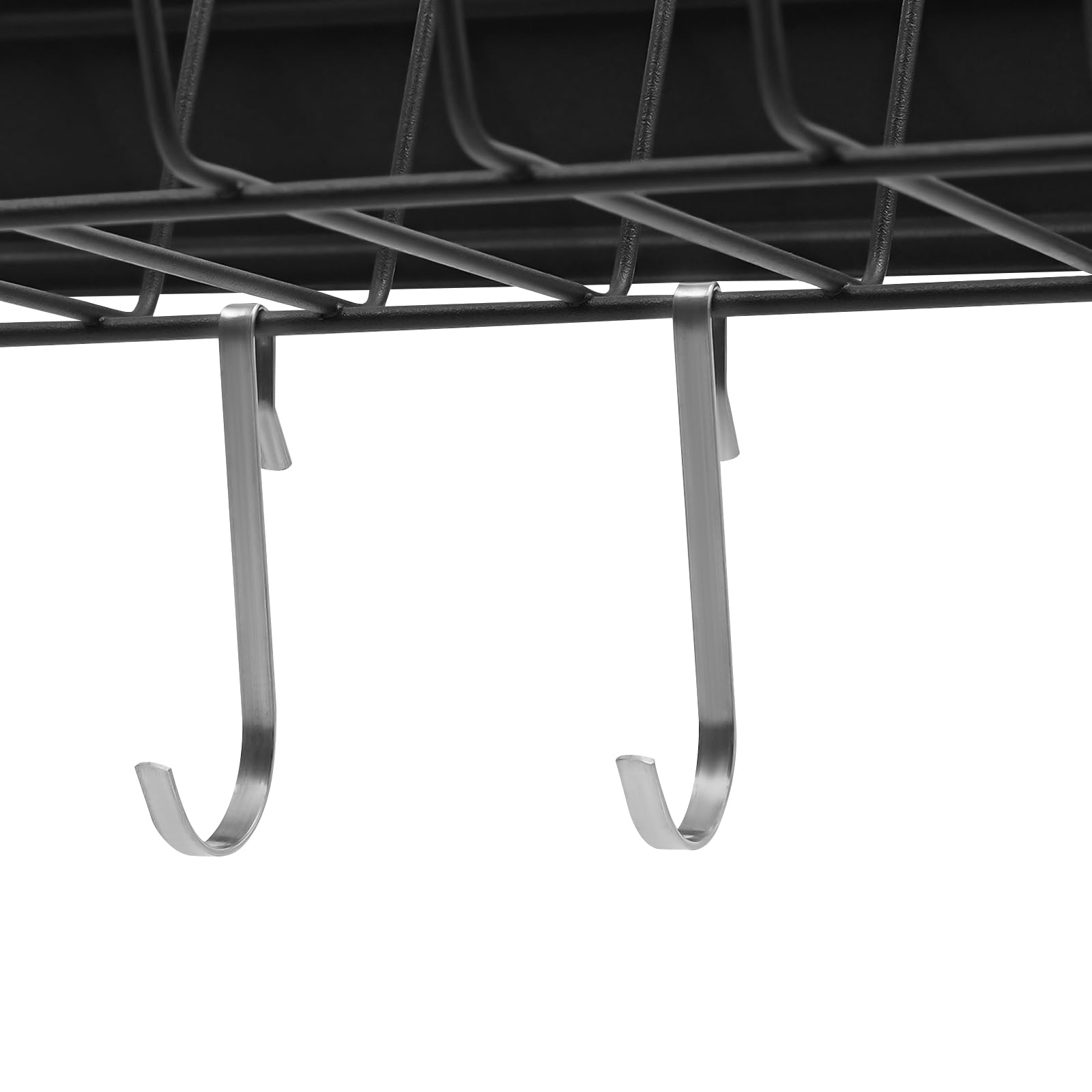 Escurridor de platos+estante de secado para platos+organizador de cocina+ahorro de espacio eficiente sobre el fregadero+86 cm doble nivel+capacidad de carga de 40 kg+negro+inoxidable+altura