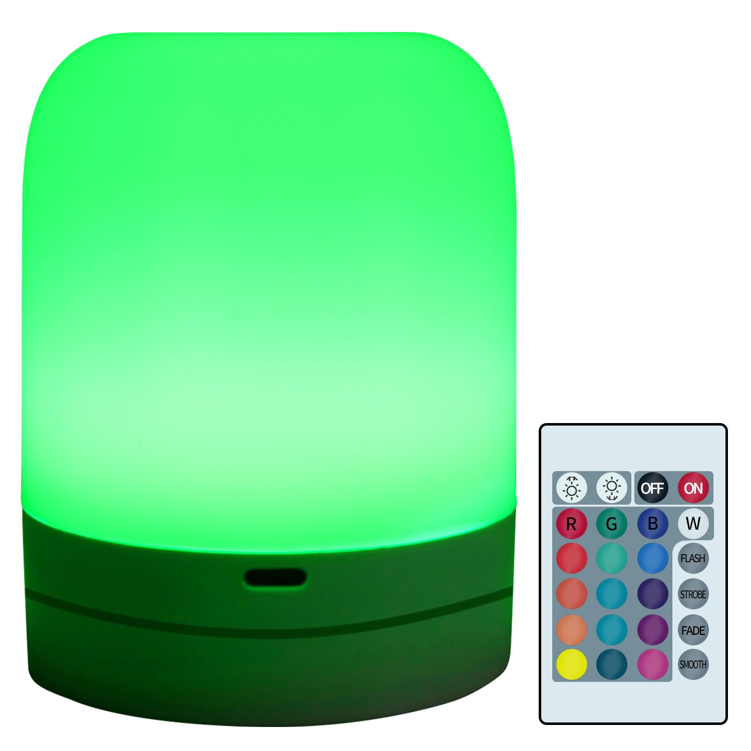 Night Light for Baby Nursery, 12 Colours Bedside Touch Sensor Night Light for Kids Breastfeeding and Sleep Aid, USB Rechargeable Nursery Lights with Dimmable, Warm Light (Touch&remote control)