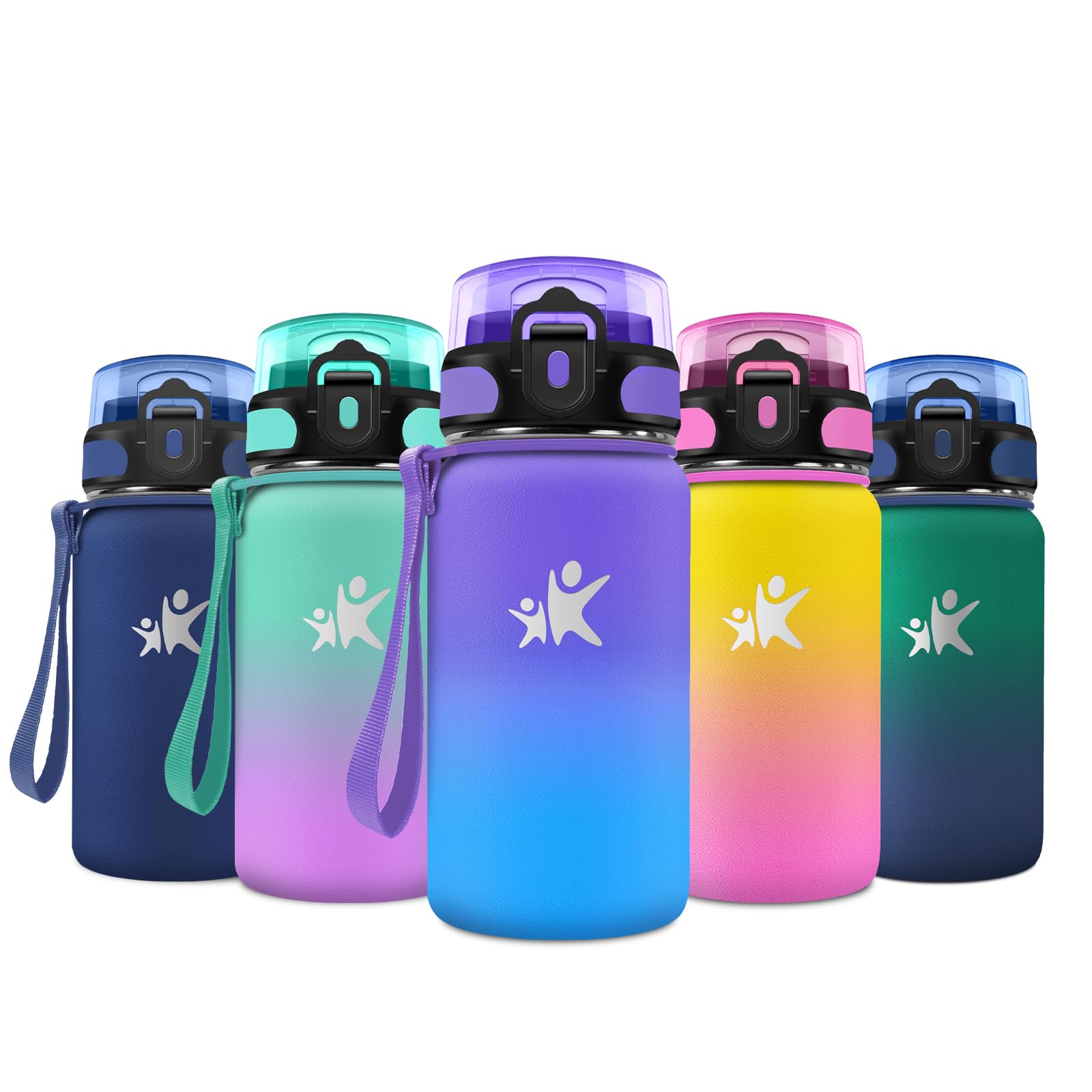 JAPORIA 500ml Thermal Water Bottle with Straw BPA Free Reusable Leak Proof for Office, Work, Gym