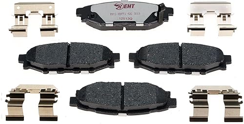 Miniatura 2 de Raybestos Element3 EHT™ Pastilla de freno trasera de repuesto automotriz para modelos Subaru seleccionados (Forester, Crosstrek, Impreza, Outback,