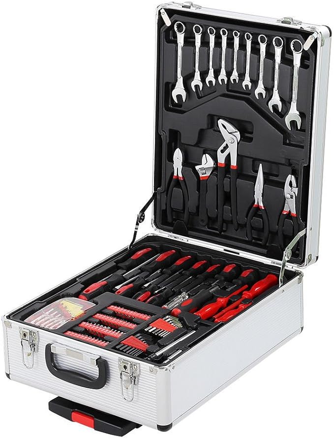 Set de herramientas portátil 799 piezas con maletín de aluminio miniatura 9