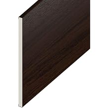 150mm Wide - UPVC Plastic Flat Soffit Board Rosewood - Utility/Reveal/Skirting Boards - 5 Metre Length
