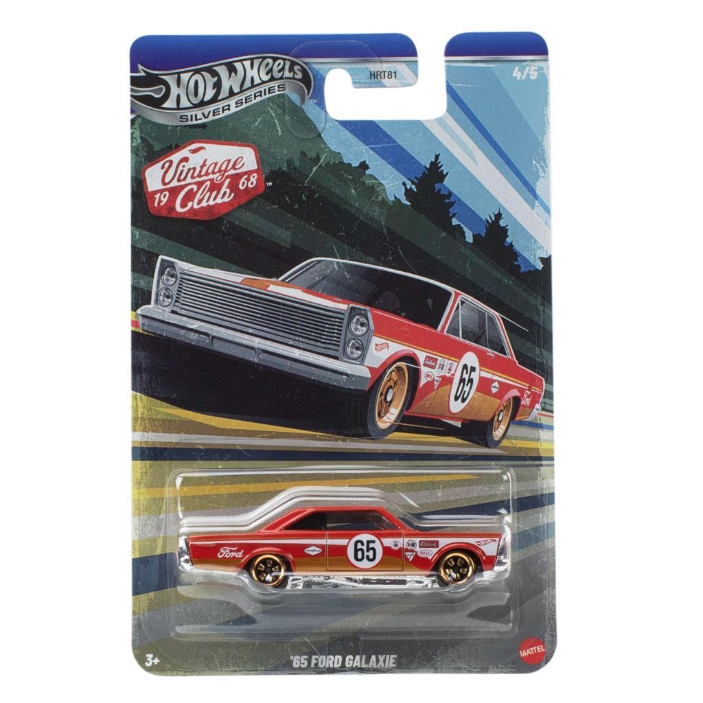 Amazon.com: Hot Wheels '65 Ford Galaxie, Silver Series Vintage