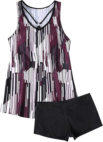 Miniatura 4 de GOFLIC Trajes de baño negros blancos para mujer, vestido manga larga, bikinis para mujer, trajes de baño de neón para mujer