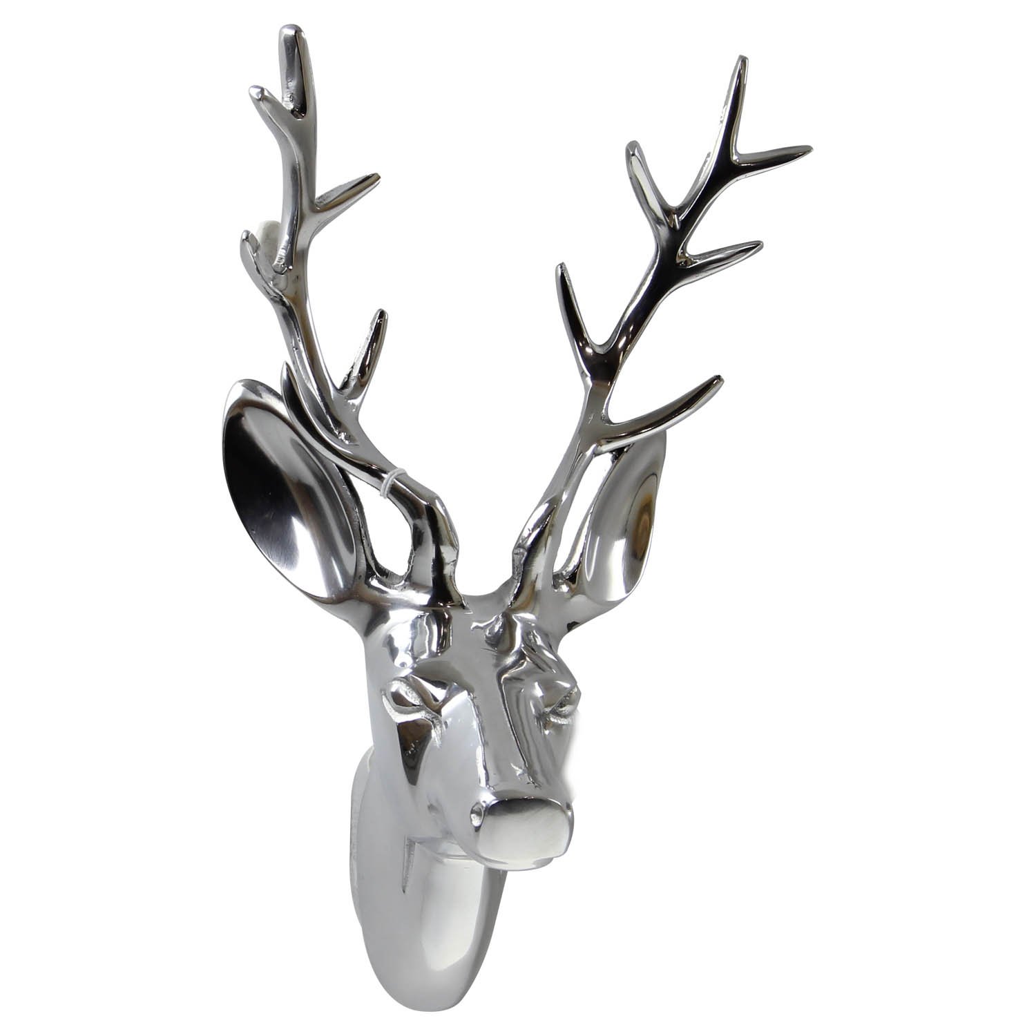 SifconSmall Stags Head Wall Hanging in Chrome