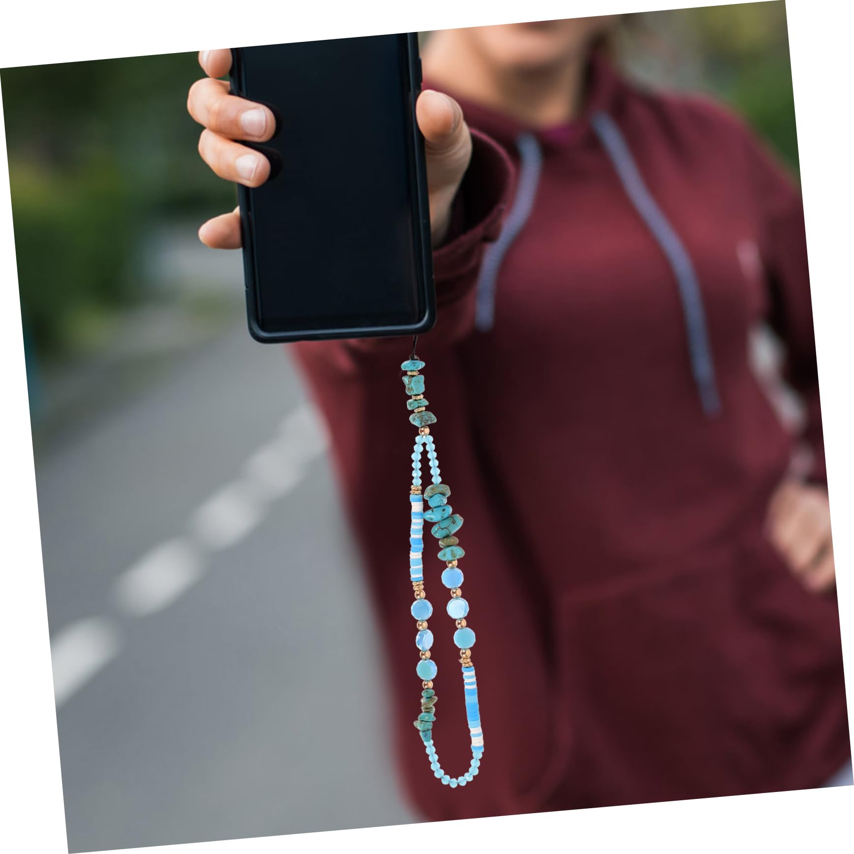BESTonZON 20kawałki Sztuk Kryształowy Lanyard Do Telefonu Ozdobny Sznur Do Telefonu z Kamieniami Stylowy Uchwyt Rękę Idealny Dla Przyjaciół i Rodziny