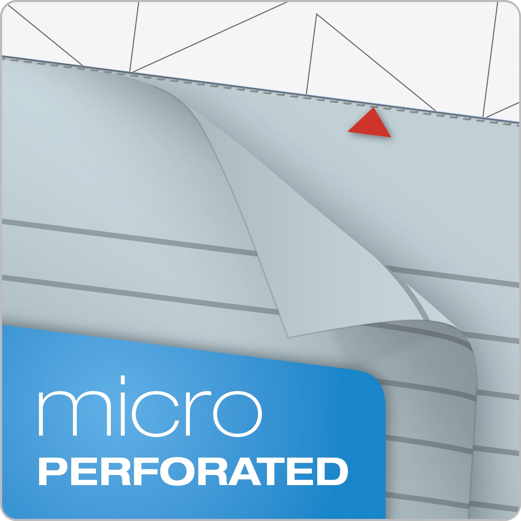 TOPS Prism Plus Legal Pad 12 x 20 pollici perforato blu regola stretta 50 fogli 12 pastiglie