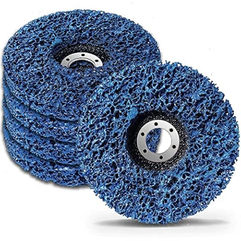 OBA grinding discs for metal 125mm,5PCS Strip Discs Stripping Wheel Durable Poly Paint Removal Disc For Angle Grinder Clean and Remove Paint Coating Rust Welds Oxidation Cover