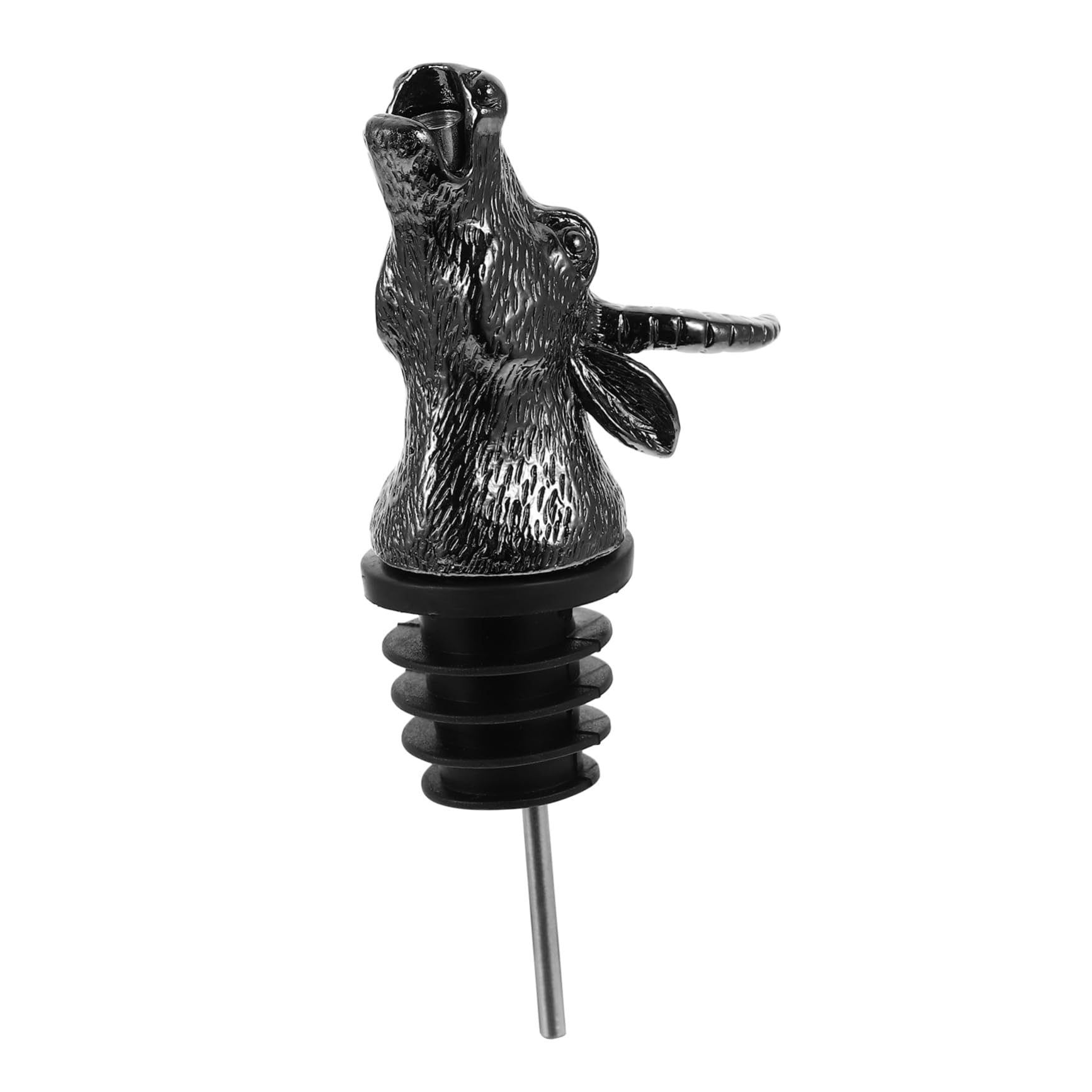 MOLUCKFU Alloy Wine Pourer Black Beer Wine Bar Pourers Wine Decanter Spout