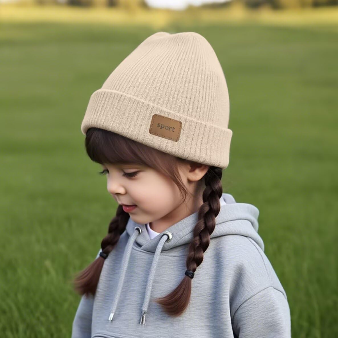 Fall Winter Hats for Kids 2025 Beanie Hat Thick Warm Skull Cap Beanies for Kids, Boys and Girls - Image 4
