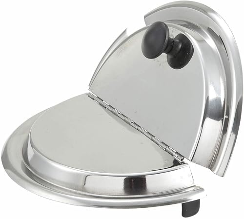 Winco Cubierta con bisagras, 7 cuartos de galón