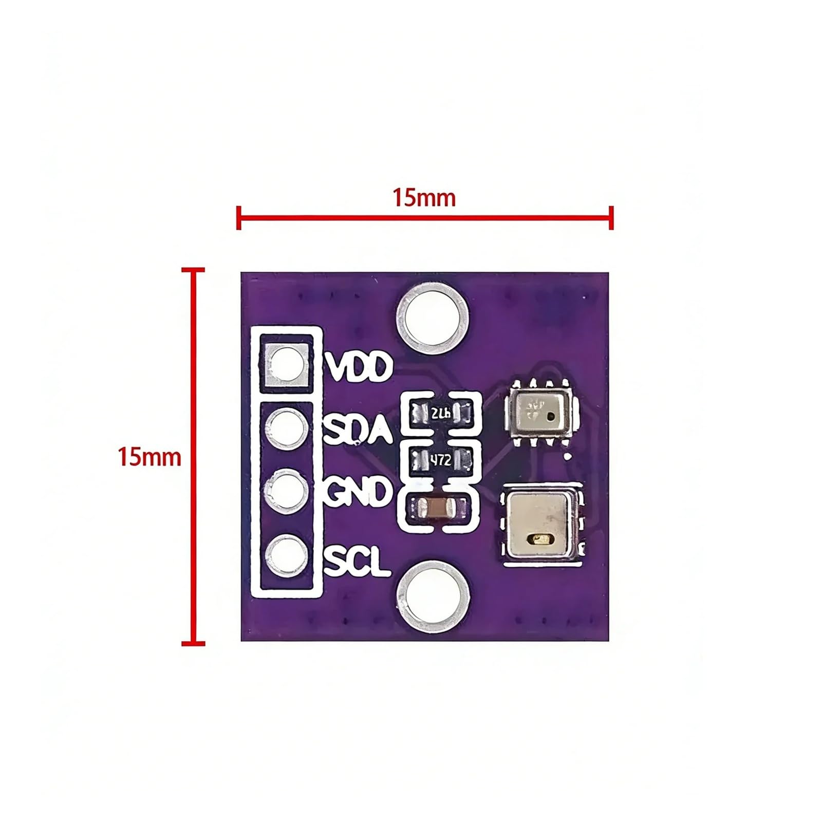 AHT20+BMP280 - Módulo sensor de presión de aire y humedad de alta precisión I2C 2-5 V para
