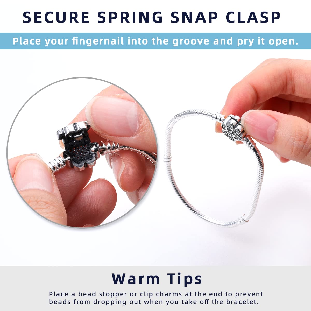 YDYDTTKD Pulsera con Dije de Cadena de Serpiente de Plata de Ley 925, corazón de Mariposa y Mejor Amiga con circonita cúbica 5A para Mujeres y niñas, Regalo para Ella, Palma de Mascota, 6,7 Pulgadas