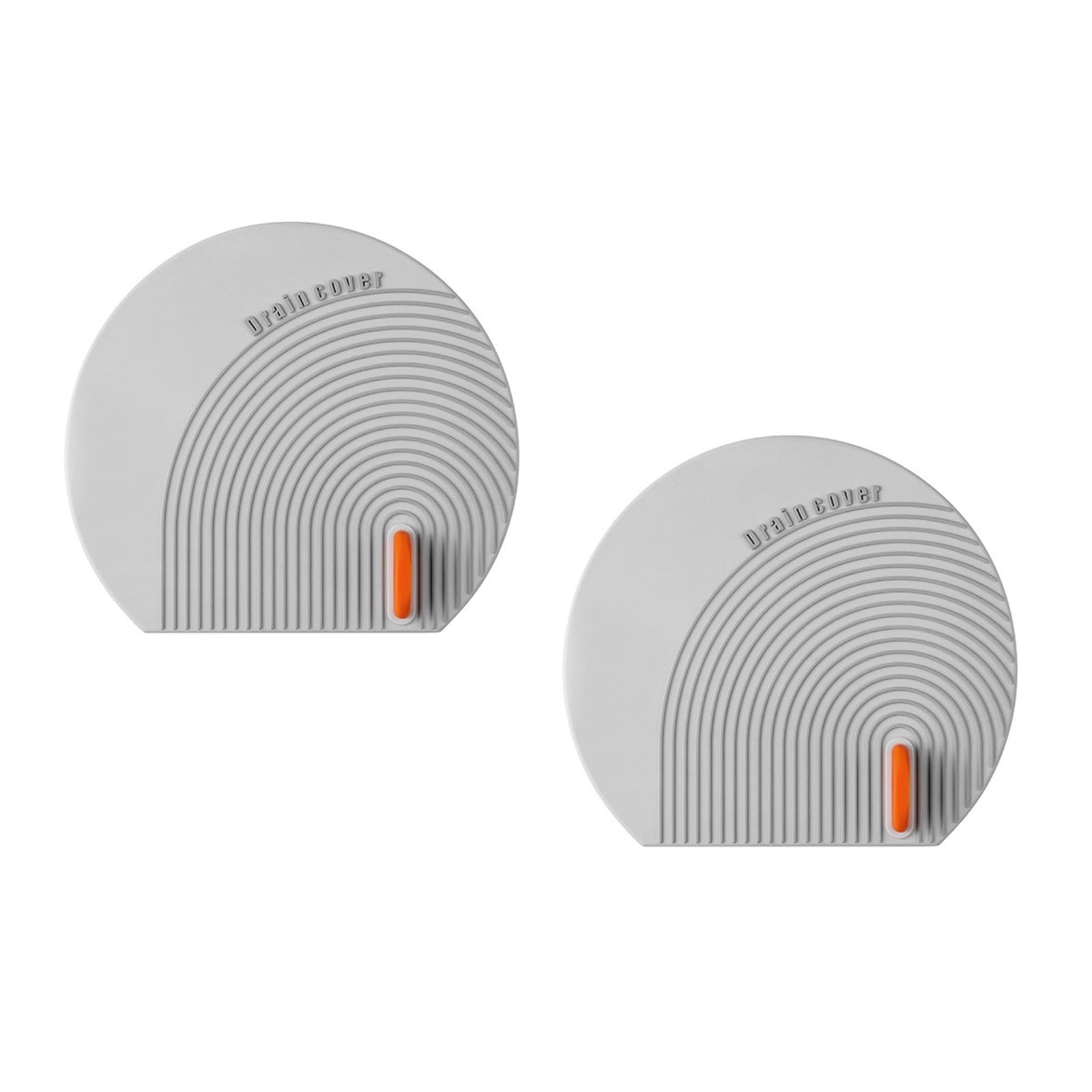 Bathroom Sink Plugs,Bath Plug Replacement,Shower Plug,Shower Plughole Cover, Stopper,Kitchen for,of 2 Flat Suction Silicone Drain Covers Hair for Bathroom and Kitchen