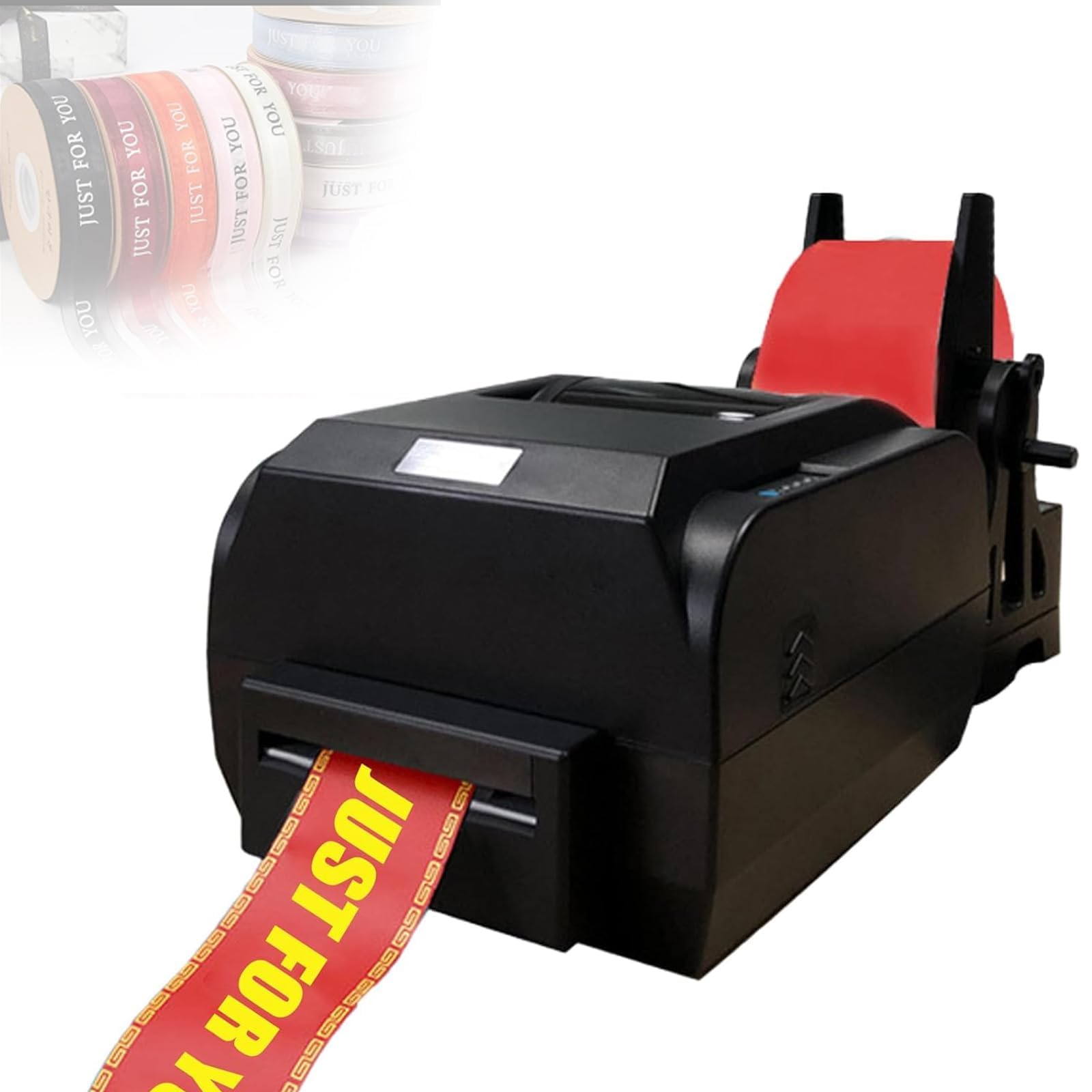 Imprimante de ruban de satin avec estampage en aluminium, haute vitesse pour emballage cadeau bricolage et rubans décoratifs