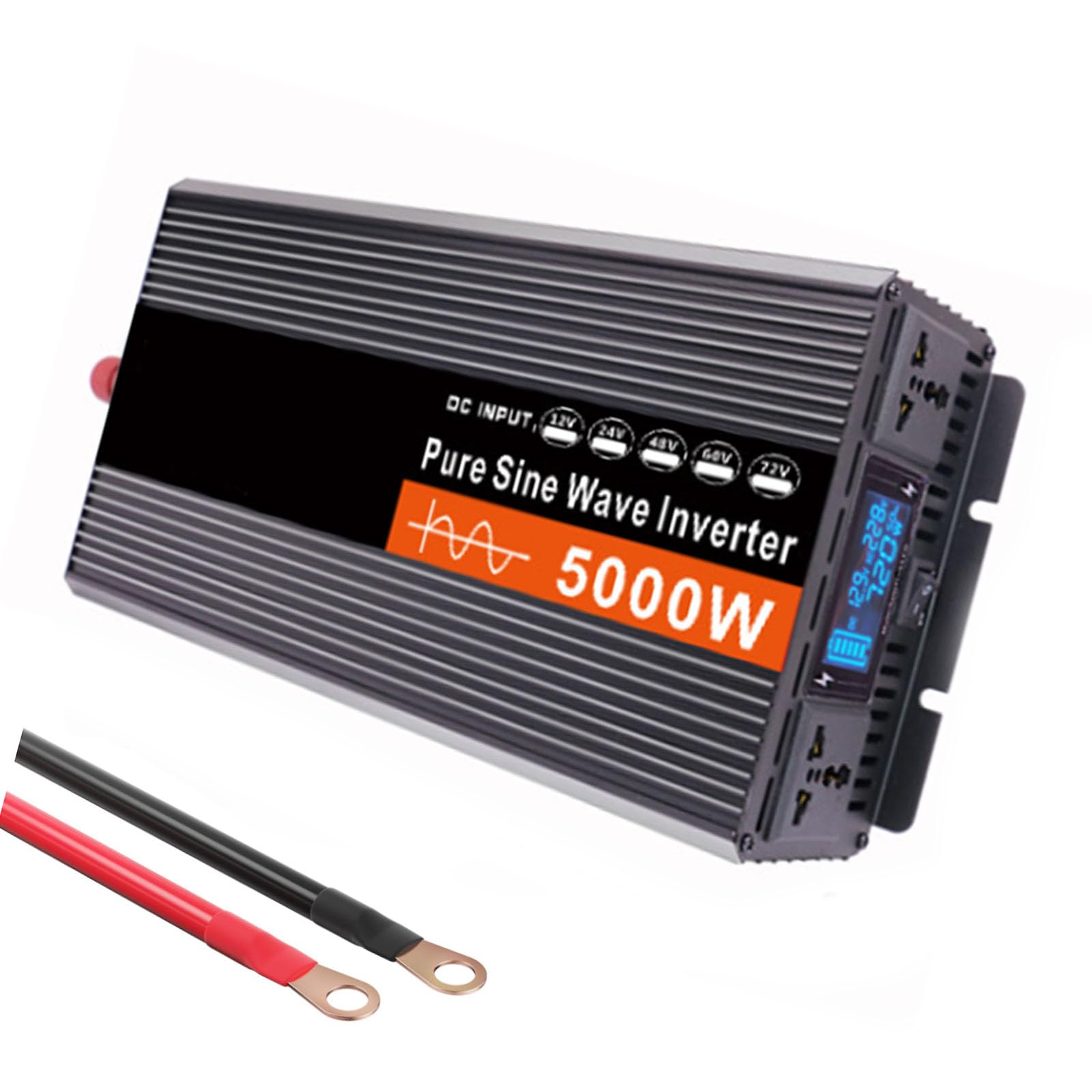 Onduleur-chargeur 5000W 24V 230V pour résoudre les pannes de courant à la maison