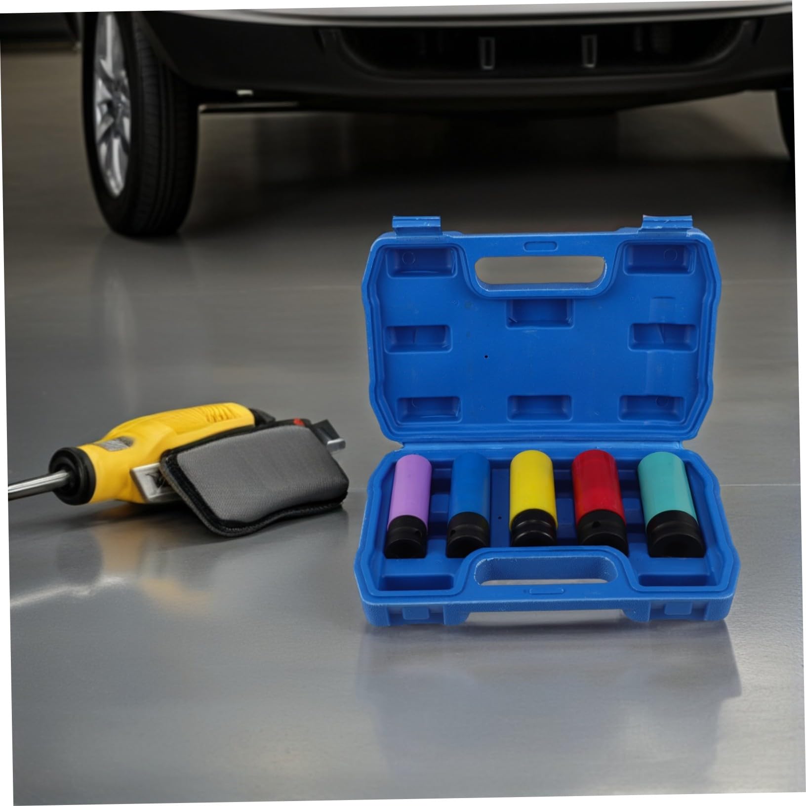 Chiavi Bussola per Ruote con Protezione Colore Manicotti Sottili Metrici Alta Precisione e Rimozione Rapida per Pneumatici Compatibile Elettrico e