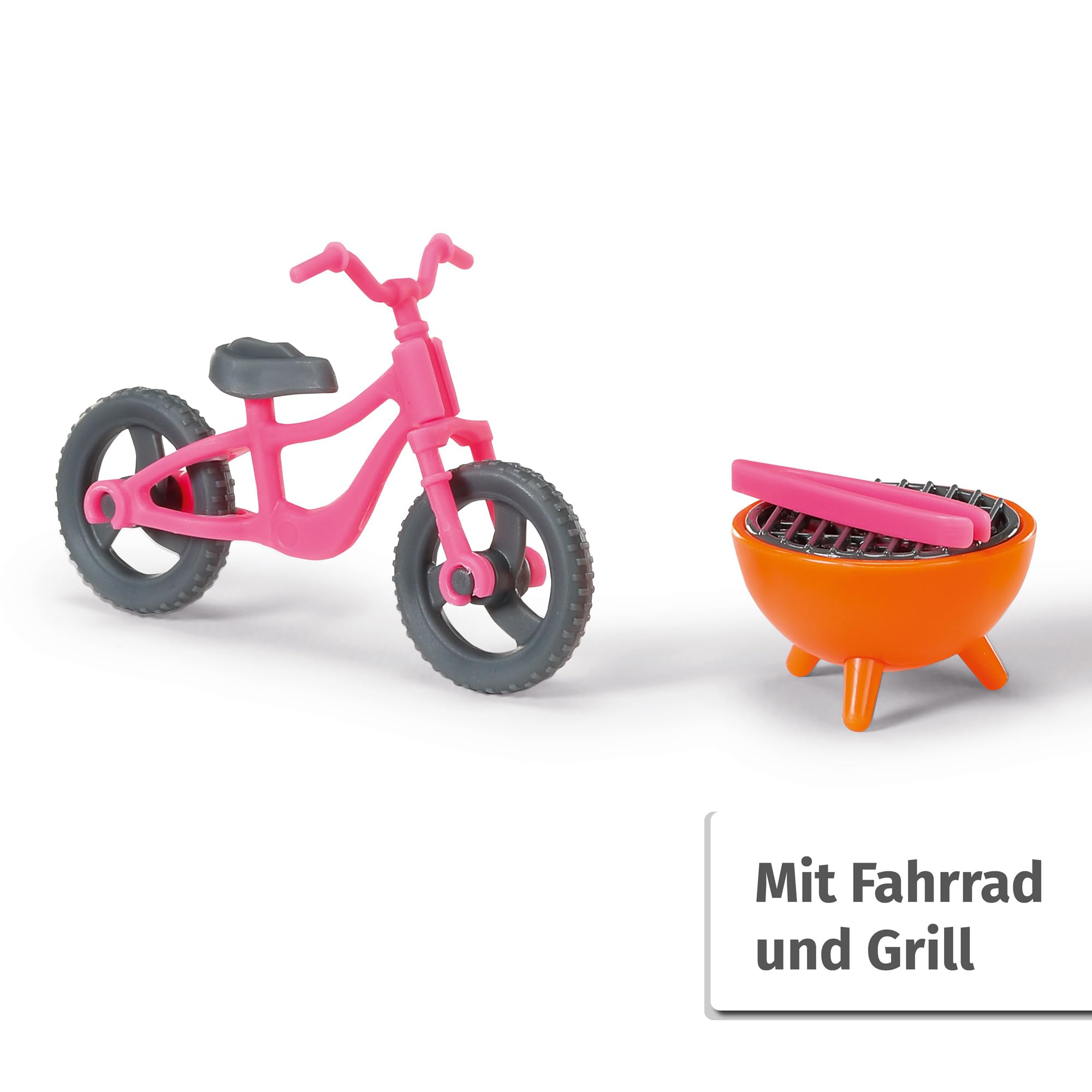Baby Born, Puppenfahrzeug, Wohnwagen für Puppen, Baby Born Minis - Campervan, Wohnmobil, aufklappbarer Wohnwagen für Baby Born Minis Puppen mit 6 Zubehörteilen und Puppe, 906095, Zapf Creation