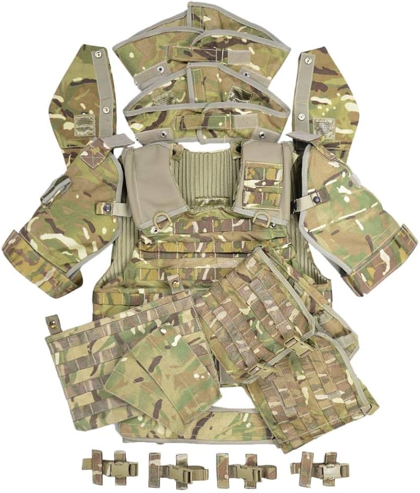 【実物新品】イギリス軍オスプレーMK4Aボディアーマー（ソフトアーマー入り） イギリス軍放出品 オスプレイ MK4A ボディアーマー 本体のみ MTP迷彩
