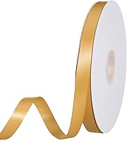 Vista 49 de Cinta amarilla de maíz, cinta de satén de poliéster de doble cara de color sólido, 1 1/2 pulgadas de ancho, 100 yardas de largo, perfecta