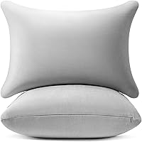 Vista 20 de AM AEROMAX 12 × 20 Inserto de almohada de espuma viscoelástica - Almohada rectangular de soporte lumbar para cojín decorativo, sofá, sillón, cama