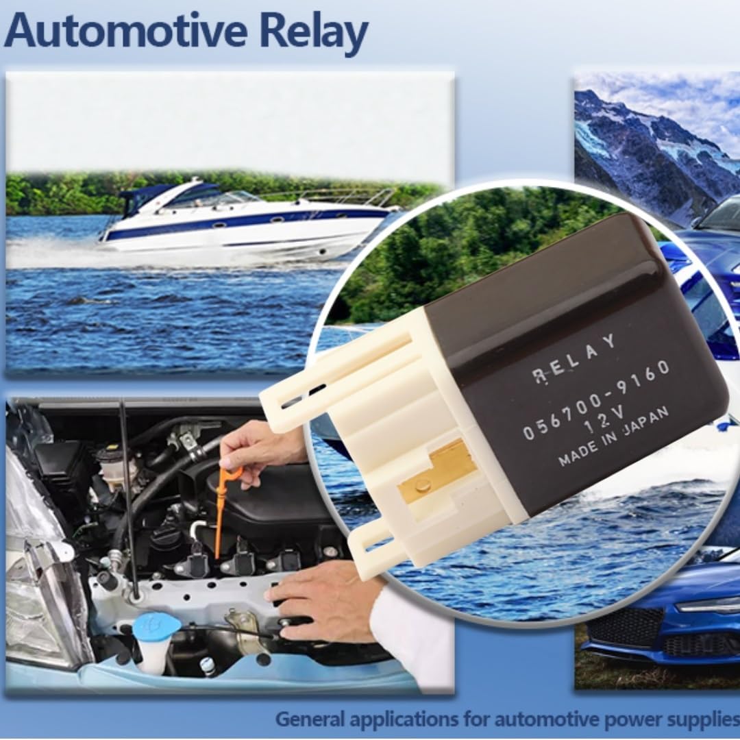 Relais De Climatisation 12V 4 Broches - Compatible 056700-9160 Et 056800-2440, Pour Voiture, Testé Et Fonctionnel