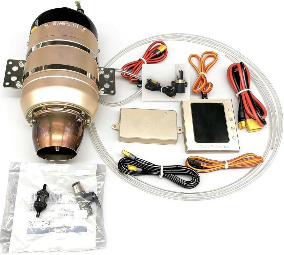 SW60B Brushless Turbine Engine Jet Turbojet 6KG Brushless Version Fit For RC Plane Model