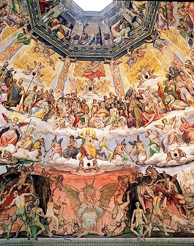 Cuadro sobre lienzo del Juicio Final de Giorgio Vasari con acabado artístico premium 60x90cm