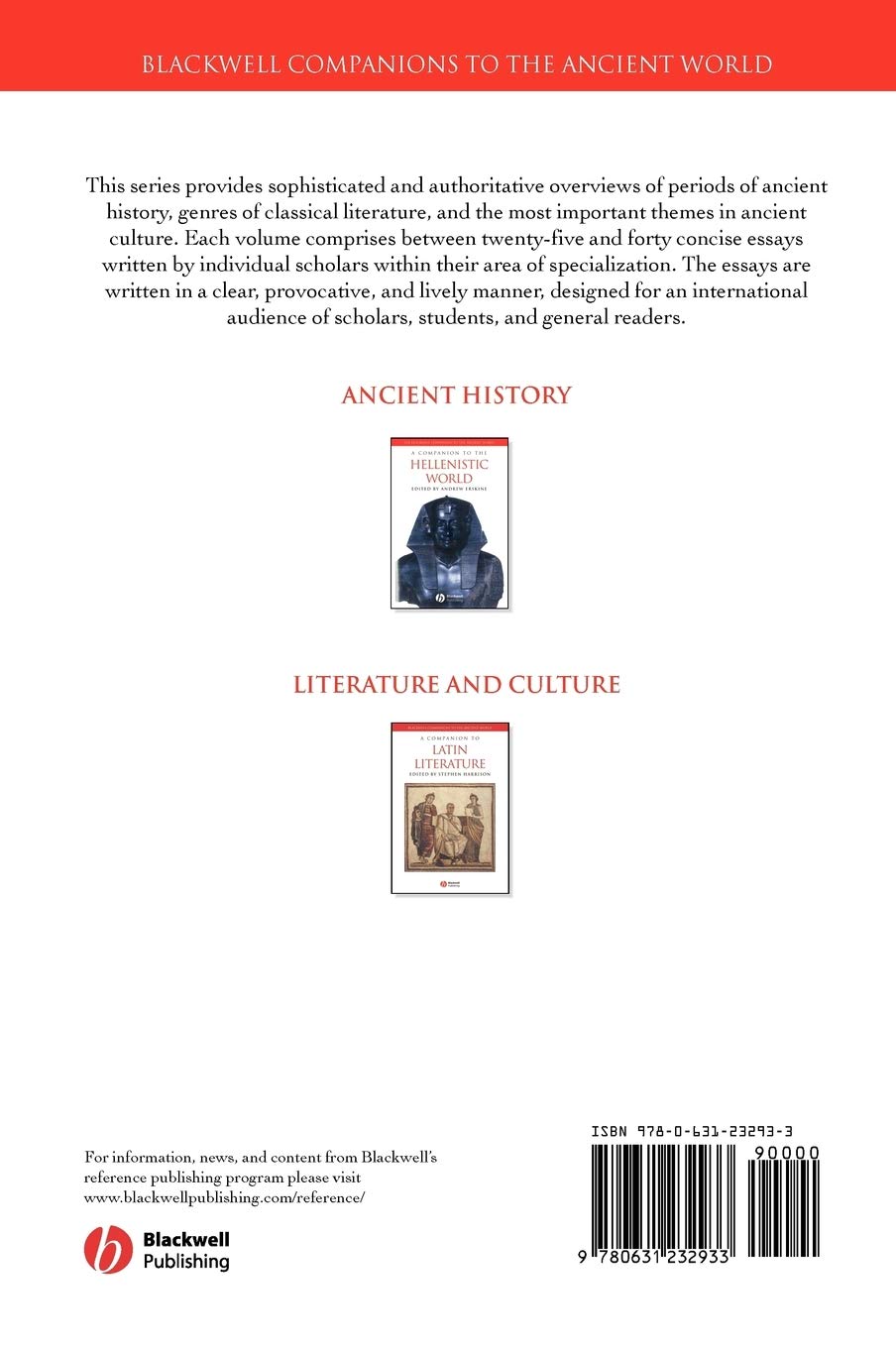 Companion to Ancient Near East (Blackwell Companions to the Ancient World)