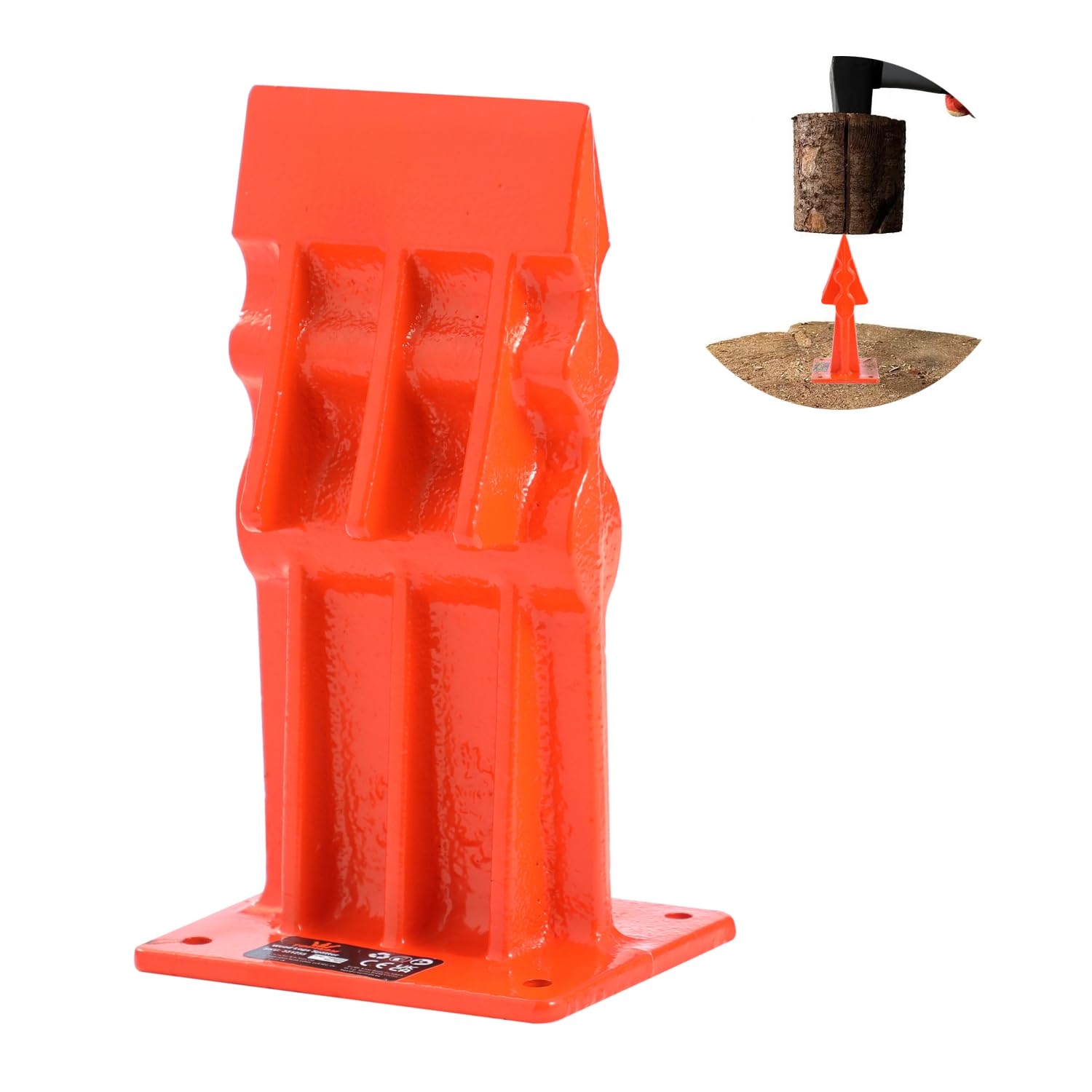 TOPWAYLog Splitter 7 Inch Portable Firewood Splitter for Small to Medium Wood Chopping Splitting Tool 331255A