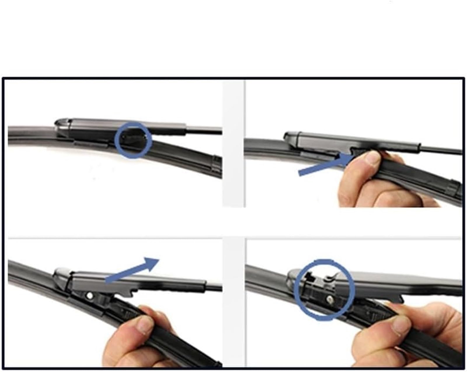 Limpiaparabrisas de coche Escobillas limpiaparabrisas para Peugeot 108 2014-2020 Escobillas limpiaparabrisas delanteras y traseras