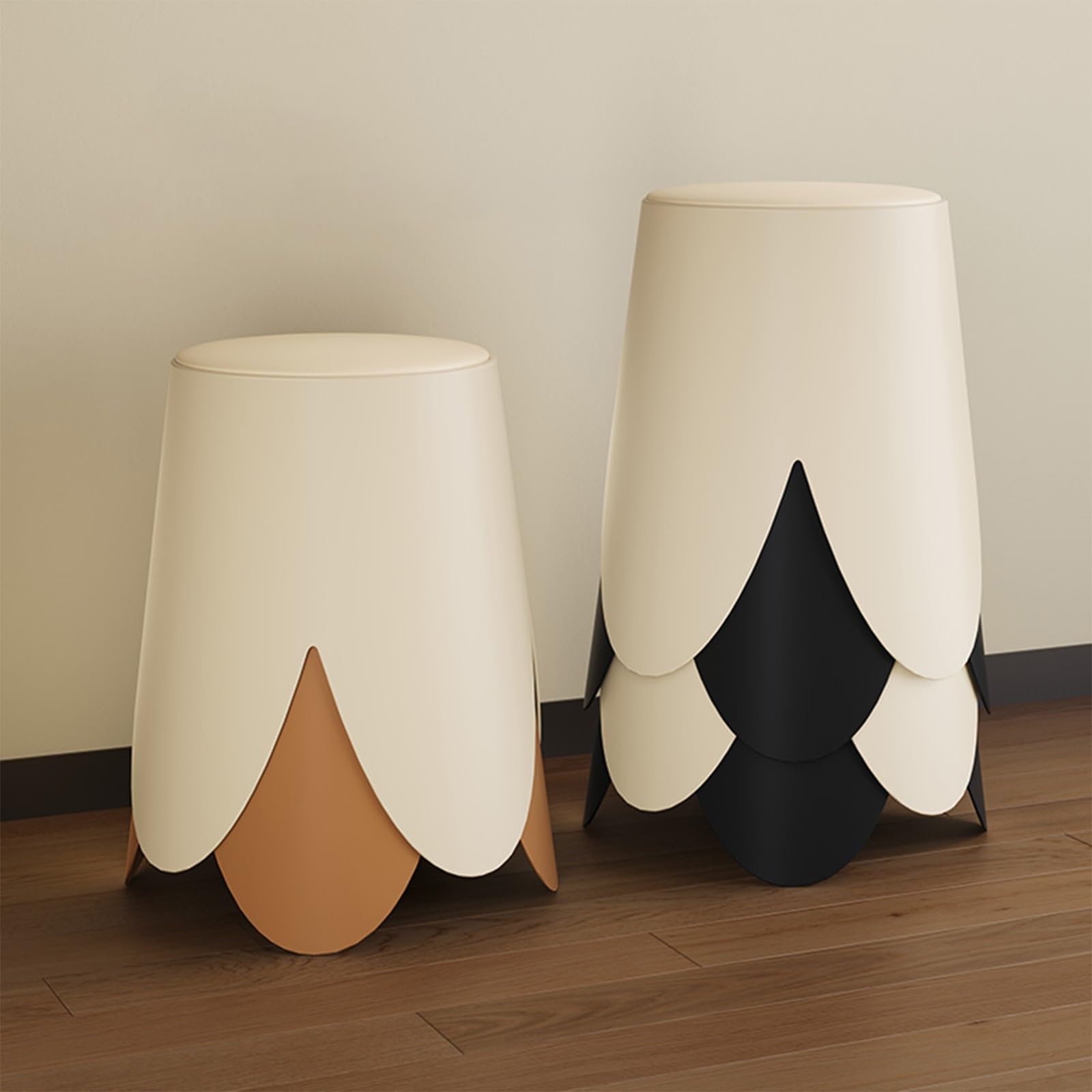 Sillas comedor modernas y juego de 6 taburetes apilables de diseño gris