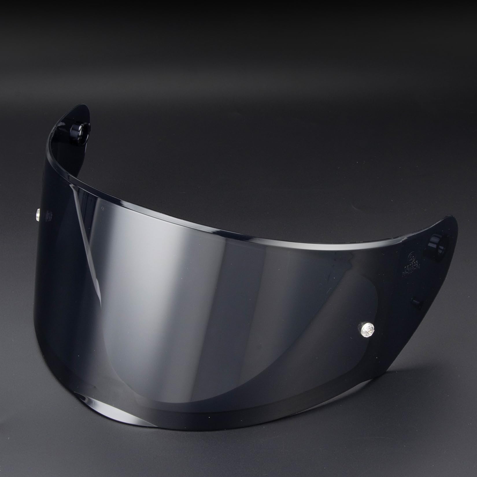 PSLER Visière de Casque pour LS2 Outer FF320 Rapid FF353 Assault FF328 Stream FF800, Visière Teintée pour Casque de Moto Accessoires de Remplacement(Noir Foncé)