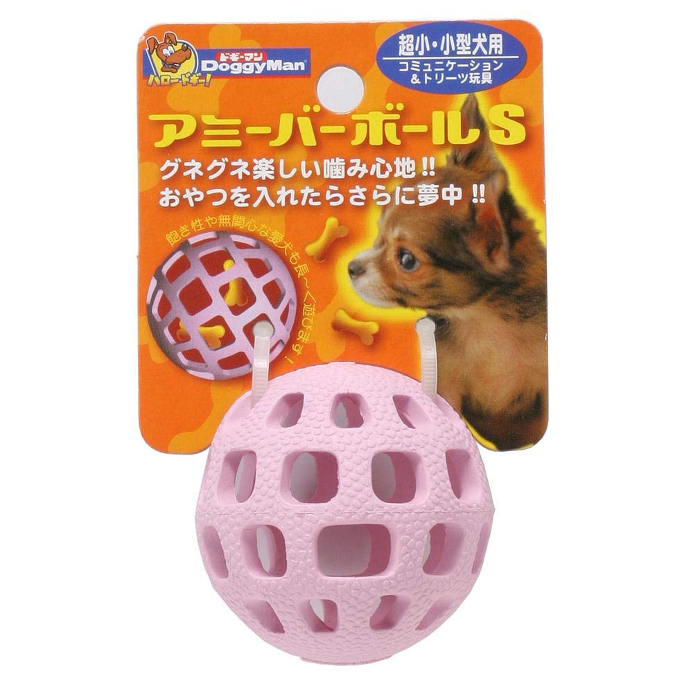 Amazon | ドギーマン 犬用おもちゃ アミーバー ボール ピンク S サイズ