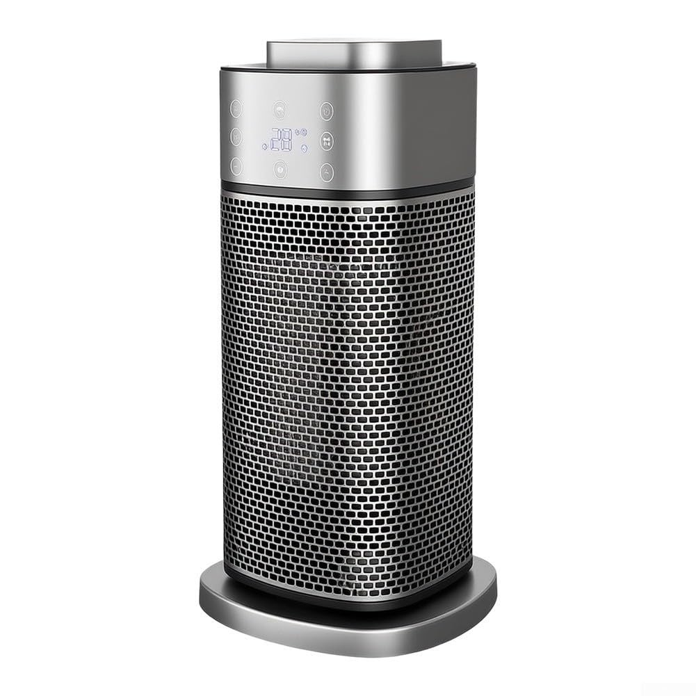 pour chauffage Ventilateur 2000W avec Humidificateur Intégré(Sliver EU)