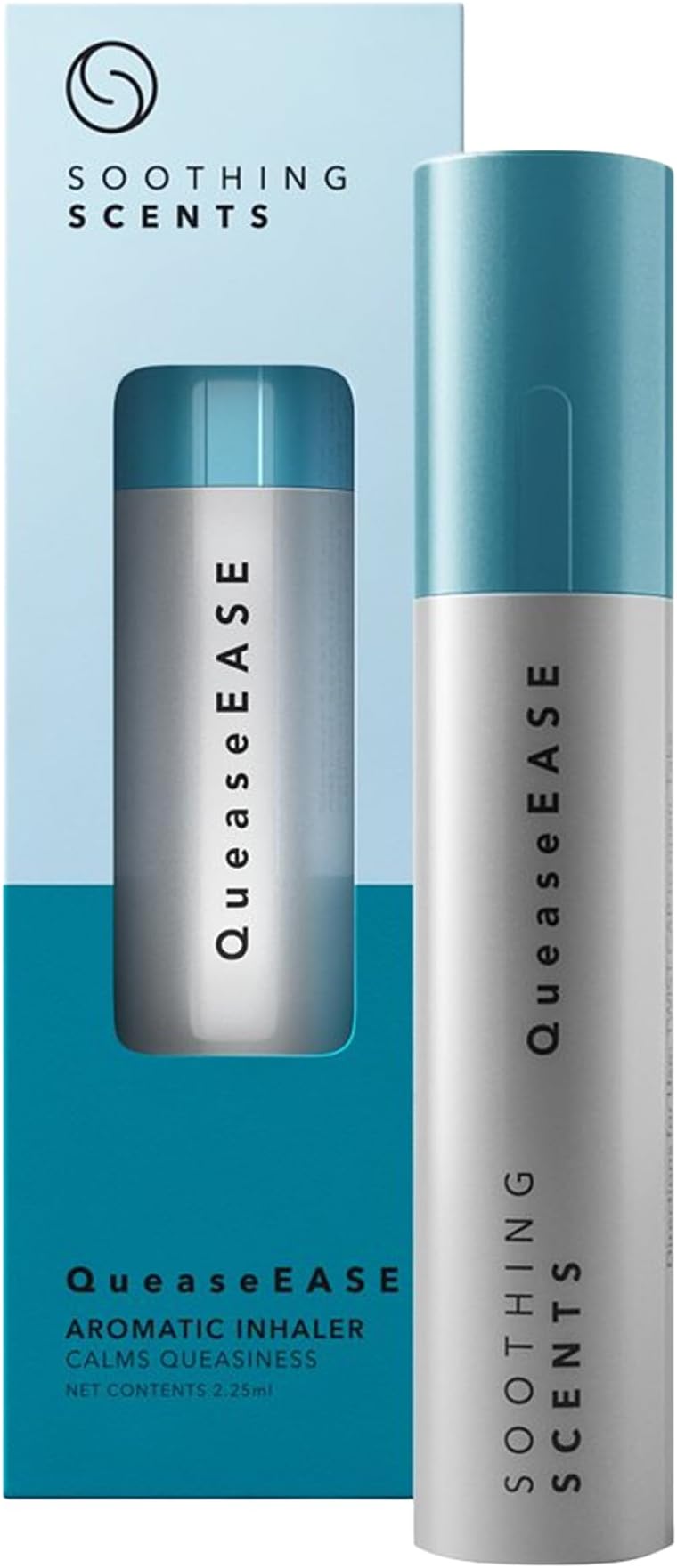 QueaseEASE Aromatic Nasal Inhaler for Nausea, Motion & Morning Sickness, GLP-1 Nausea, Chemo Queasiness, – Drug-Free Essential Oil Stick for Fast, Portable Relief from Queasy Moments