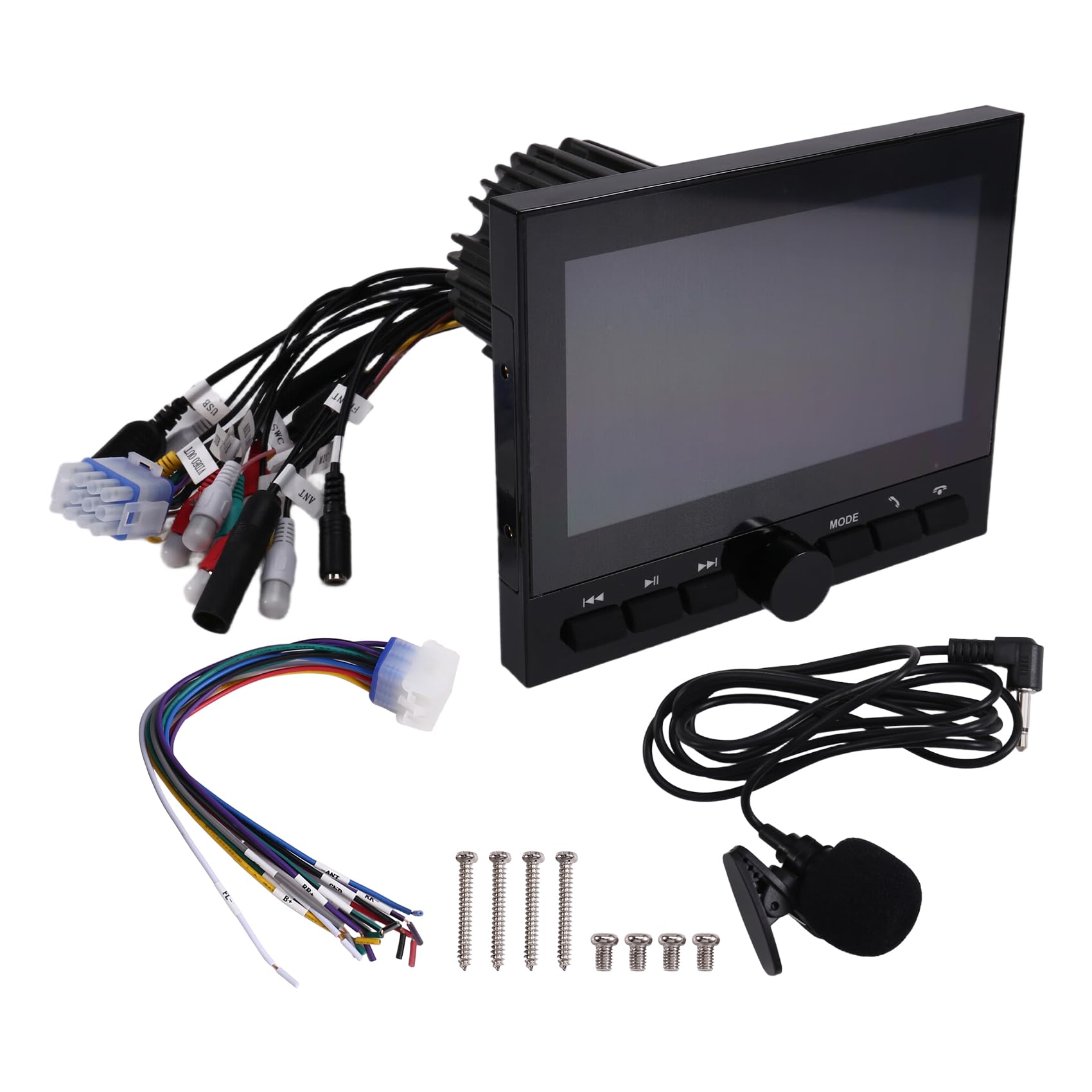 7-calowy wodoodporny odtwarzacz multimedialny Bluetooth motocykl łódź system audio FM AM automatyczny odbiornik do SPA UTV ATV
