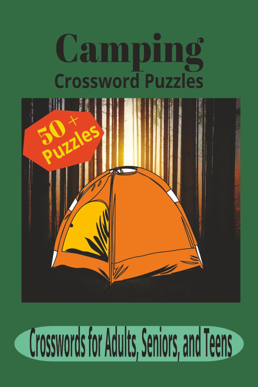 Camping Crossword Puzzles: Crosswords for Adults, Seniors, Teens