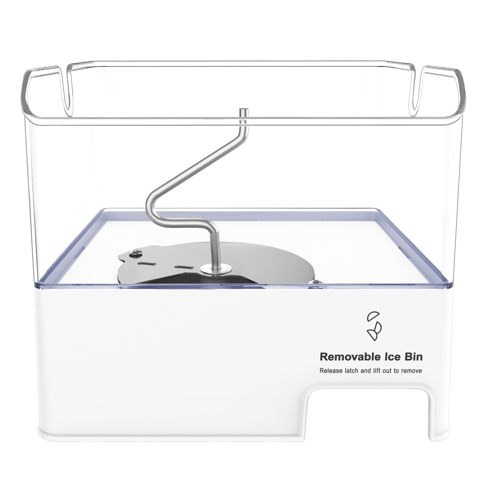 Upgraded WPW10347093 W10347093 W10347100 Ice Bucket Compatible with Whirlpool Maytag KitchenAid Refrigerator Ice Maker Replacement Parts WRF736 WRF757 WRF767 WRF989 KFIS29 KRFF507 Removable Ice Bin