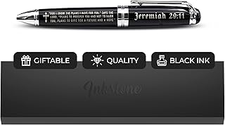 Jeremiah 29:11 Engraved Gift Pen with Presentation Box - Inspirational Christian Living Bible Gifts for Men Women of Faith