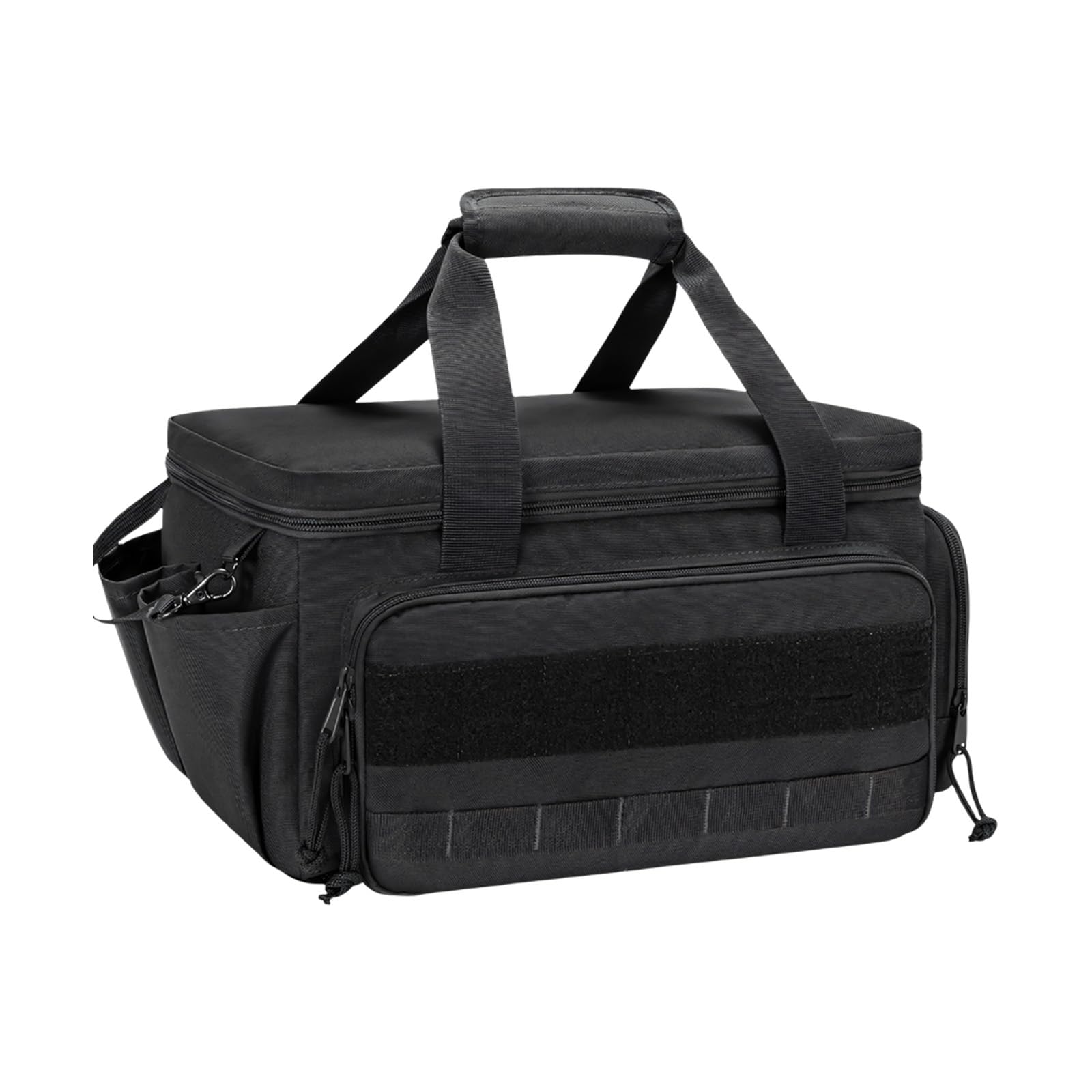 Contractor Grade Tool Organizers Bag Black Fabric Dustproof Construction for Professional Technicians Tool Storage Bag