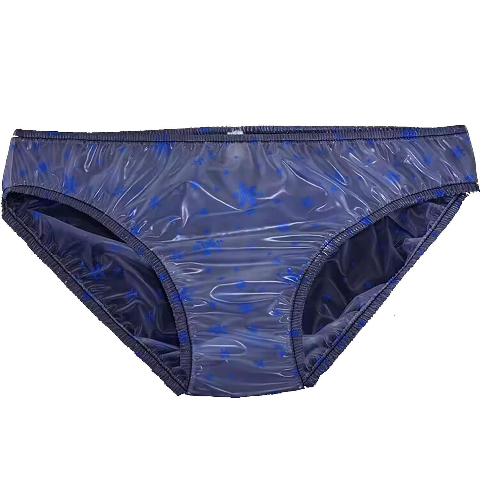 Adult Plastic Triangle Pants/Translucent PVC Waterproof Underwear/Reusable/Low Waist Comfortable Wide Stretch/Plastic Diaper/Unisex Adult Incontinence