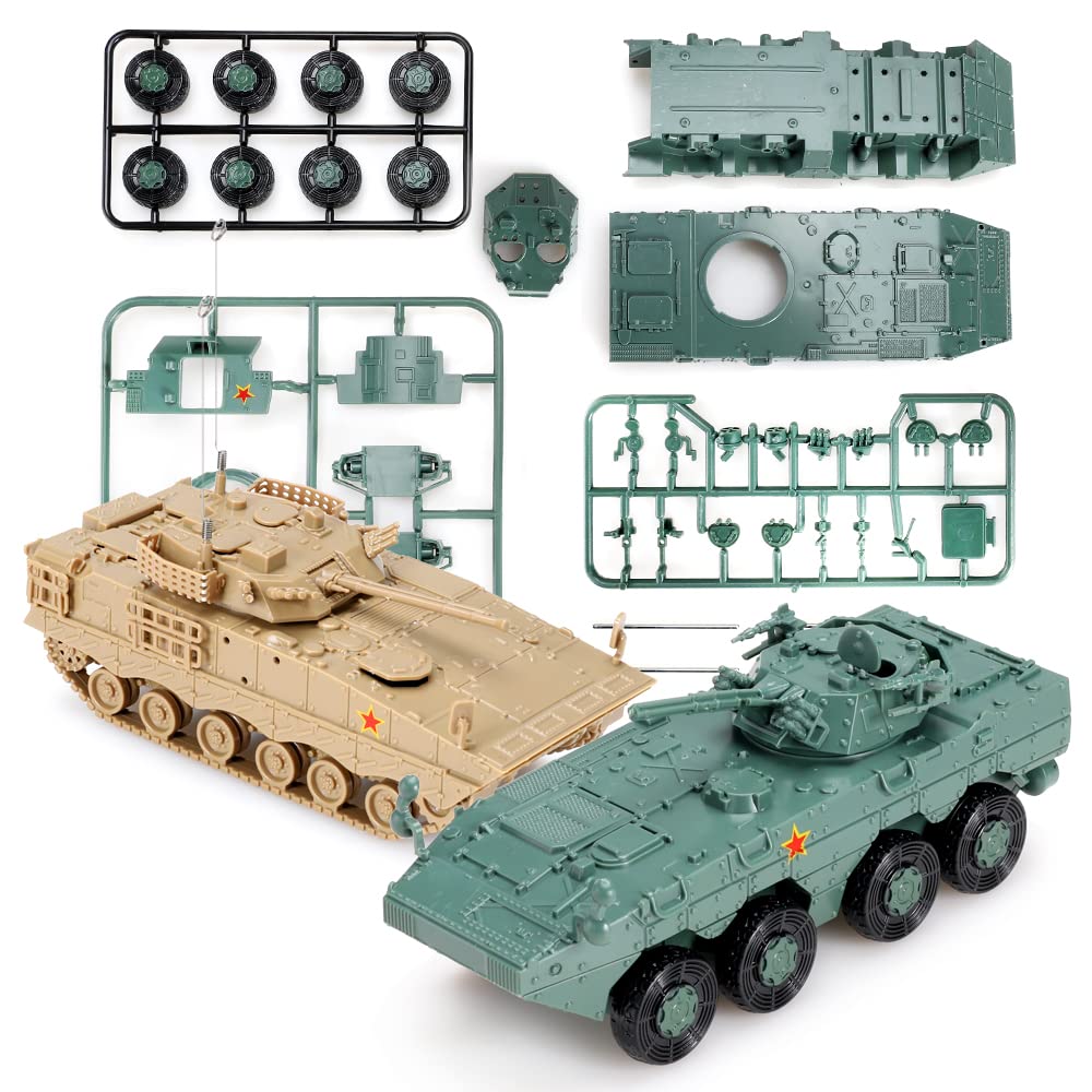 Buy ViiKONDO 1/72 Scale Toy Tank (2 Pcs/Set) DIY Assembly Model