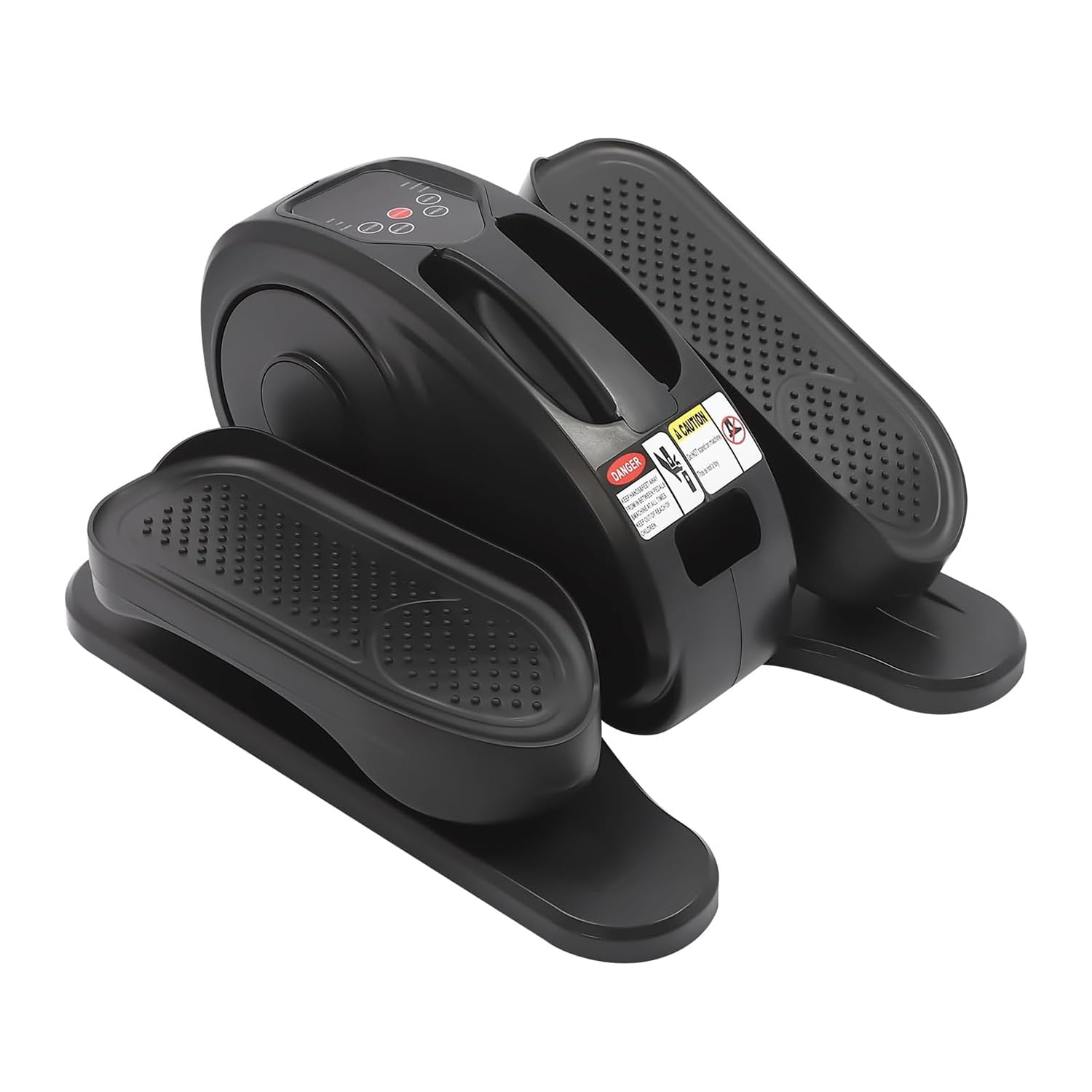 Esercizio elettrico a pedale, macchina ellittica sotto la scrivania con display LCD, 5 velocità regolabili, carico di 25 kg, cuscinetto antiscivolo per allenamento gambe e braccia per anziani