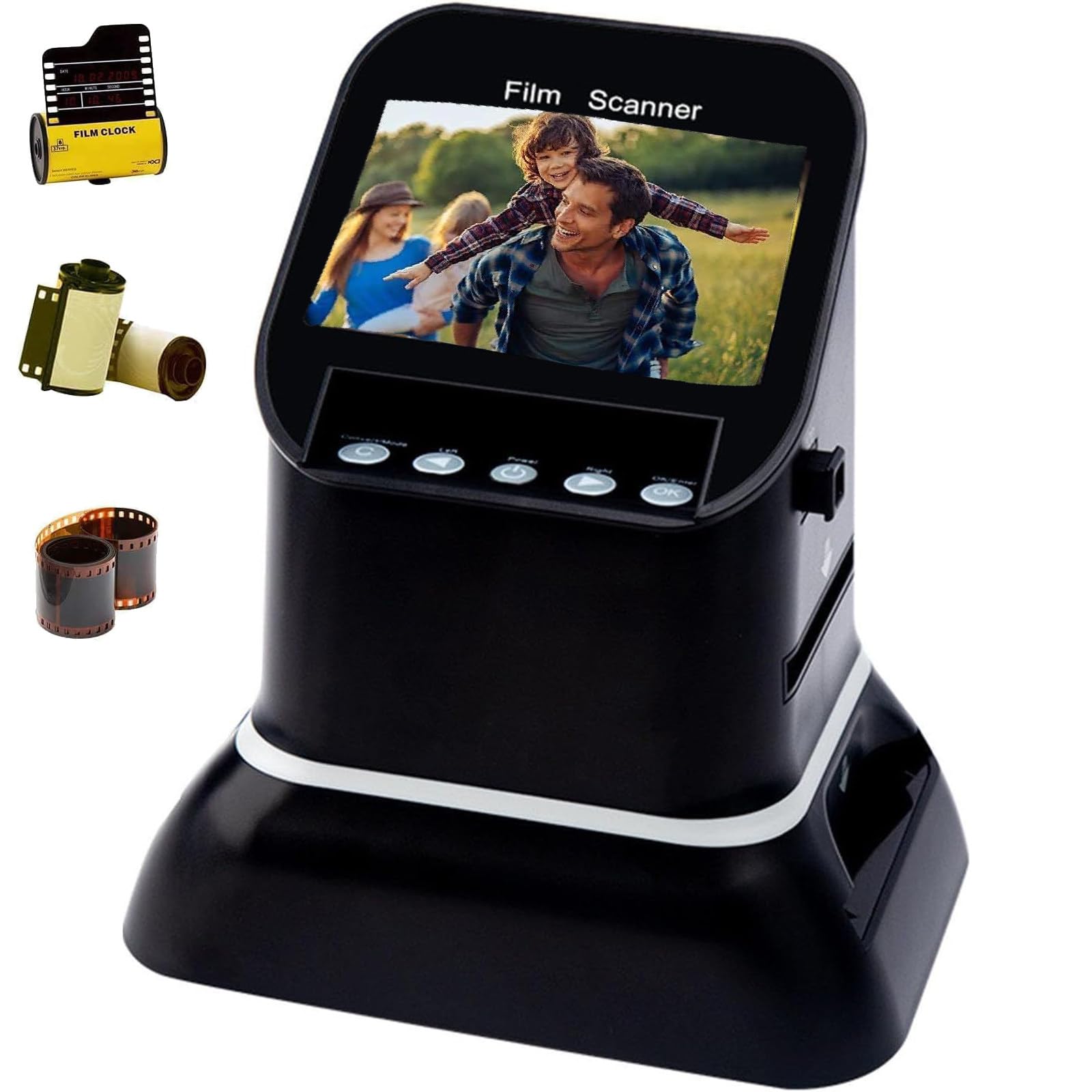 Film Scanner, High Resolution 120 LCD Screen, Converting Negatives and Slides 35 mm, 135, 126, 127 in JPEG Digital, Photo Converter-image-30