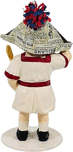 Miniatura 2 de Bethany Lowe I Pledge Allegiance - Figura de niño americano con sombrero plegado de papel