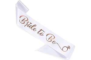 Exquisite Bridal Shower Sash: A Timeless Keepsake for Your Special Day