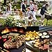 Miaowoof Grill Mat Set of 7-100% Non-Stick BBQ Grill Mats, Heavy Duty, Reusable, and Easy to Clean - Works on Electric Grill Gas Charcoal BBQ-15.75 x 13 Inch