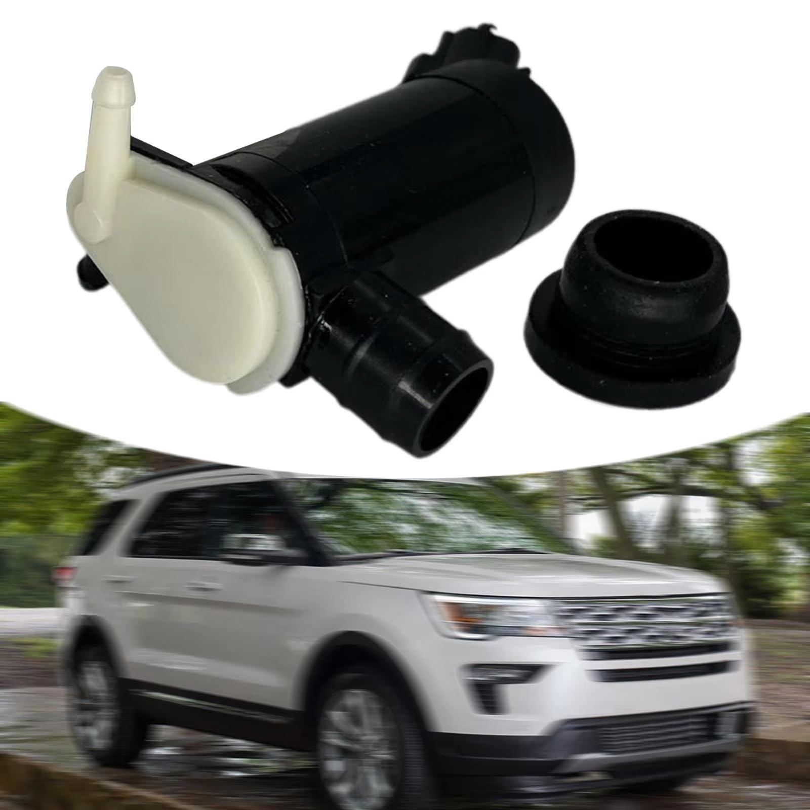 Windschutzscheibe Waschpumpe Kompatibel Mit Ford Für Freestar 2005–2007 Für Freestyle 2005–2007 1 Stück Auto-Scheibenwaschpumpe Verschleißteile Autoteile F75Z17664BA